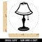 Classic Desk Lamp with Shade and Pull String Self-Inking Rubber Stamp Crafting